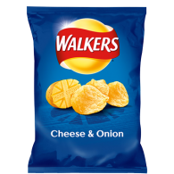Walkers Cheese & Onion Crisps
